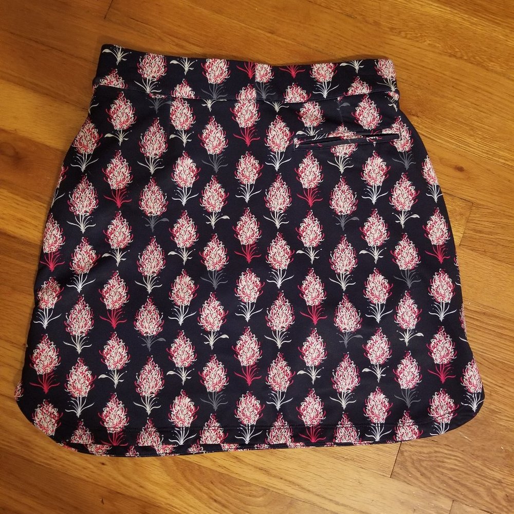 Peter Millar navy golf skirt